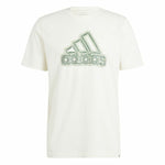 Herren Kurzarm-T-Shirt Adidas Growth Bos Weiß