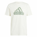 Herren Kurzarm-T-Shirt Adidas Growth Bos Weiß