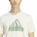 Herren Kurzarm-T-Shirt Adidas Growth Bos Weiß
