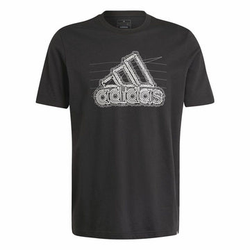 Herren Kurzarm-T-Shirt Adidas Growth Bos Schwarz