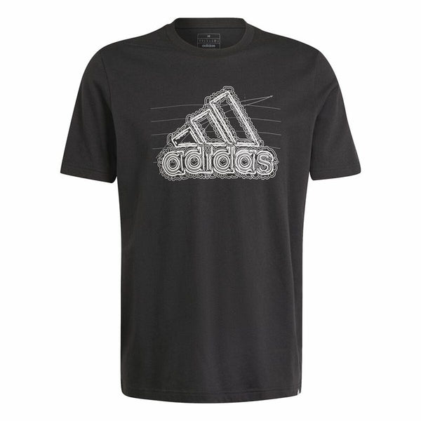 Herren Kurzarm-T-Shirt Adidas Growth Bos Schwarz