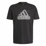 Herren Kurzarm-T-Shirt Adidas Growth Bos Schwarz
