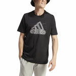 Herren Kurzarm-T-Shirt Adidas Growth Bos Schwarz