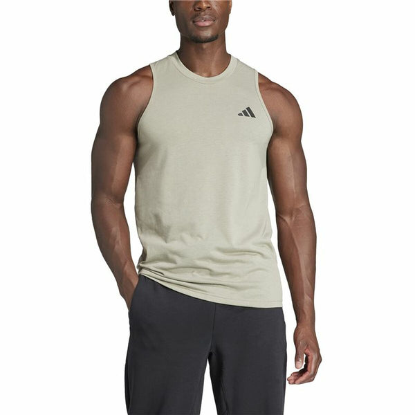 Herren Kurzarm-T-Shirt Adidas Essentials Training Hellblau (S)