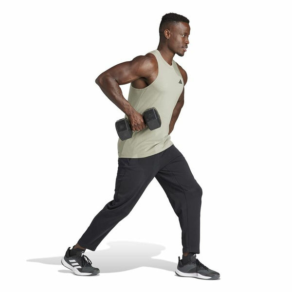 Herren Kurzarm-T-Shirt Adidas Essentials Training Hellblau (S)