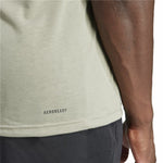 Herren Kurzarm-T-Shirt Adidas Essentials Training Hellblau (S)