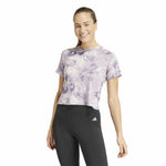 Damen Kurzarm-T-Shirt Adidas Essentials Aop Flower (M)