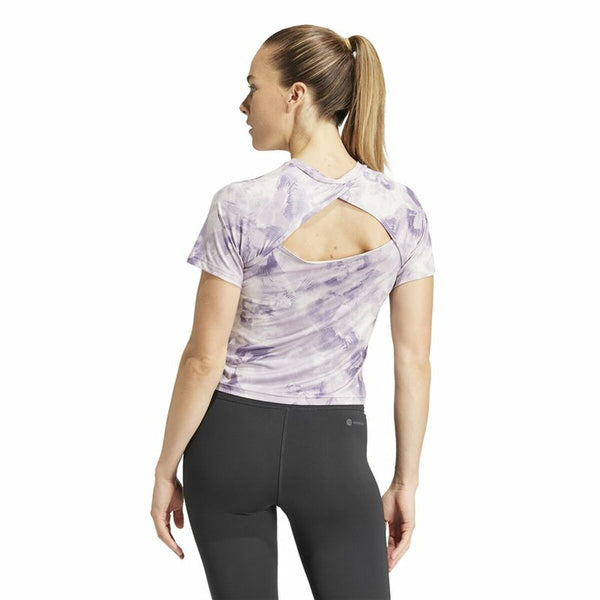 Damen Kurzarm-T-Shirt Adidas Essentials Aop Flower (M)