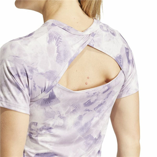 Damen Kurzarm-T-Shirt Adidas Essentials Aop Flower (M)