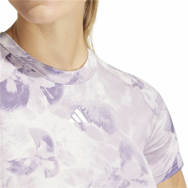 Damen Kurzarm-T-Shirt Adidas Essentials Aop Flower (M)