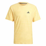 Herren Kurzarm-T-Shirt Adidas Essentials Tr-Es Stretch Gelb
