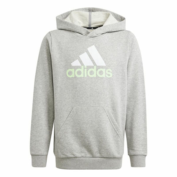 Jungen Sweater mit Kapuze Adidas U Bl 2 Hellgrau