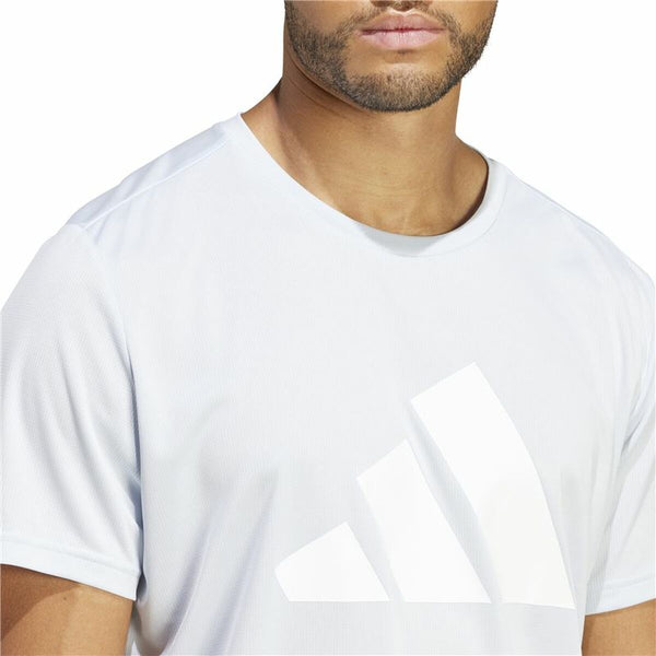 Herren Kurzarm-T-Shirt Adidas Run It