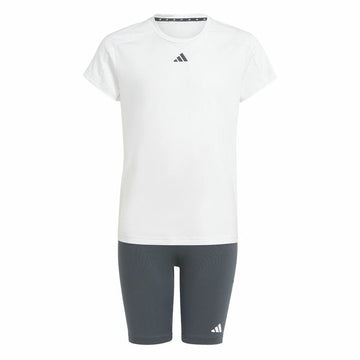 Damen-Trainingsanzug Adidas Essentials Jogger Essentials Weiß Schwarz
