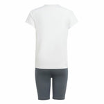 Damen-Trainingsanzug Adidas Essentials Jogger Essentials Weiß Schwarz