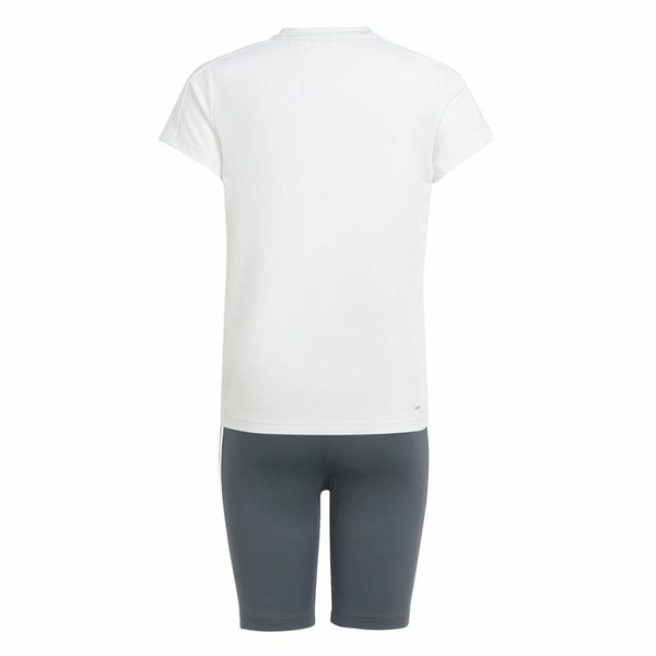 Damen-Trainingsanzug Adidas Essentials Jogger Essentials Weiß Schwarz