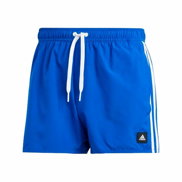 Herren Badehose Adidas 3Bandas Clx Sh Vsl Blau