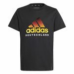 Kurzarm-T-Shirt Adidas Deutschland Schwarz