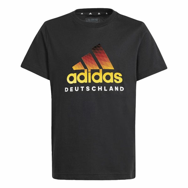 Kurzarm-T-Shirt Adidas Deutschland Schwarz