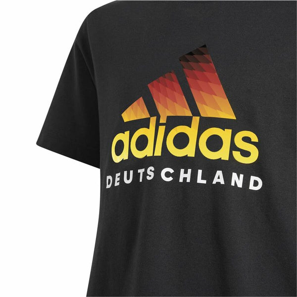 Kurzarm-T-Shirt Adidas Deutschland Schwarz
