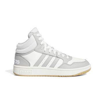 Casual Damenturnschuh Adidas Hoops 3.0 Mid Weiß