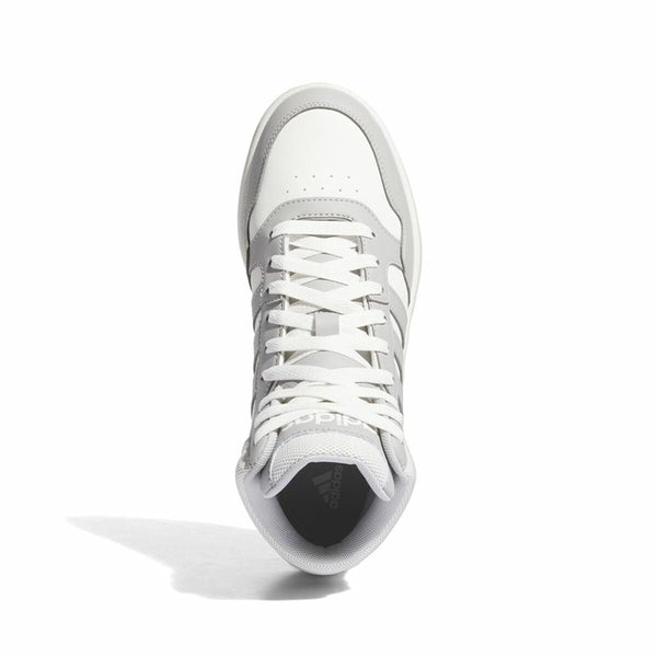 Casual Damenturnschuh Adidas Hoops 3.0 Mid Weiß