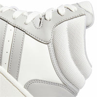 Casual Damenturnschuh Adidas Hoops 3.0 Mid Weiß