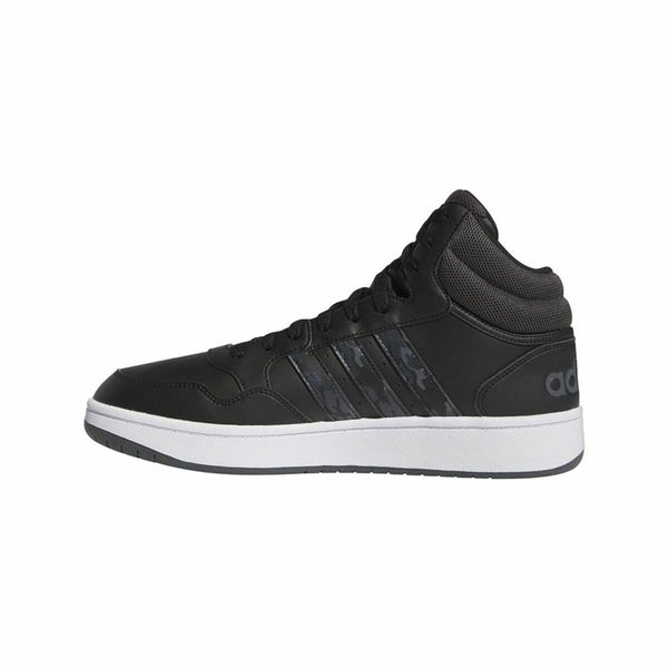 Herren Sneaker Adidas Hoops 3.0 Mid Schwarz