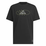 Basketball-T-Shirt Adidas 2000s Logo Graphic