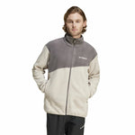 Fleece Adidas Terrex Multi Full Zip Fleece Beige Herren