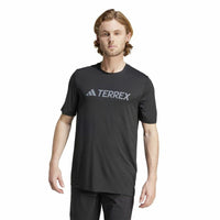 Herren Kurzarm-T-Shirt Adidas Mt Log Tech Schwarz
