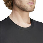 Herren Kurzarm-T-Shirt Adidas Mt Log Tech Schwarz
