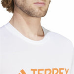 Herren Kurzarm-T-Shirt Adidas Mt Log Tech Weiß