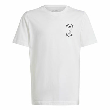 Kurzarm-T-Shirt Adidas EURO 24 Weiß