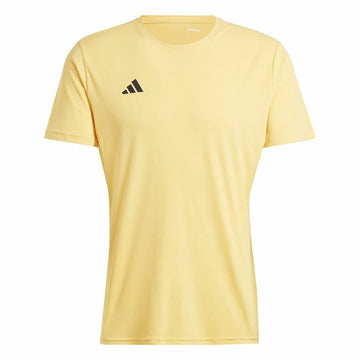 Herren Kurzarm-T-Shirt Adidas Adizero Essentials Gelb