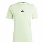 Herren Kurzarm-T-Shirt Adidas Essentials Wo Logo Zitronengrün