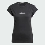 Damen Kurzarm-T-Shirt Adidas W LIN SJ T JC8238 Schwarz