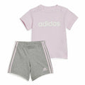 Baby-Sportset Adidas I Lin Co Set Grau Rosa