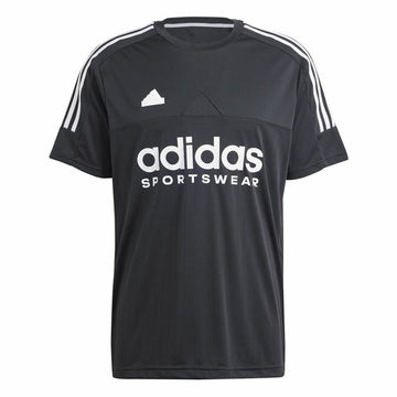 Herren Kurzarm-T-Shirt Adidas Tiro Q1 Schwarz