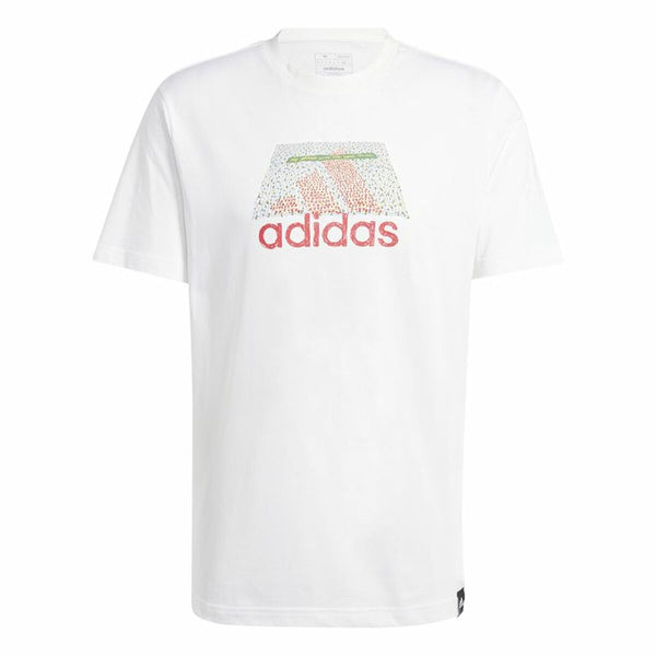 Herren Kurzarm-T-Shirt Adidas Codes Bos Graphic Weiß
