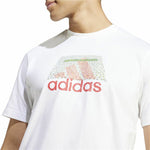 Herren Kurzarm-T-Shirt Adidas Codes Bos Graphic Weiß