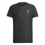 Herren Kurzarm-T-Shirt Adidas Running Ice Cream Graphic Schwarz
