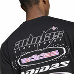 Herren Kurzarm-T-Shirt Adidas House Of Tiro Summer Graphic Schwarz