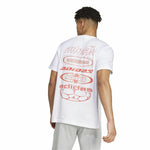 Herren Kurzarm-T-Shirt Adidas House Of Tiro Summer Graphic Weiß