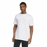 Herren Kurzarm-T-Shirt Adidas House Of Tiro Summer Linear Graphic Weiß