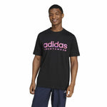 Herren Kurzarm-T-Shirt Adidas House Of Tiro Summer Linear Graphic Schwarz