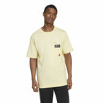Herren Kurzarm-T-Shirt Adidas Remoji Pocket Graphic Gelb Gold