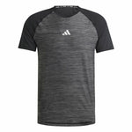 Herren Kurzarm-T-Shirt Adidas Gym+ Training Schwarz Grau