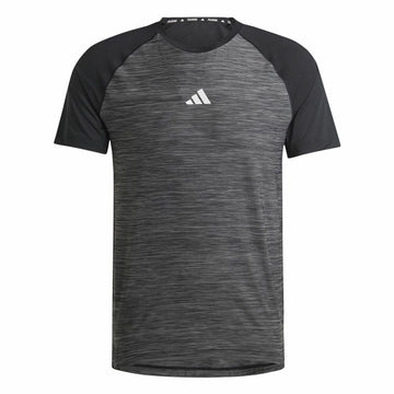 Herren Kurzarm-T-Shirt Adidas Gym+ Training Schwarz Grau