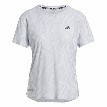 Damen Kurzarm-T-Shirt Adidas Ultimate Engineered Running Weiß